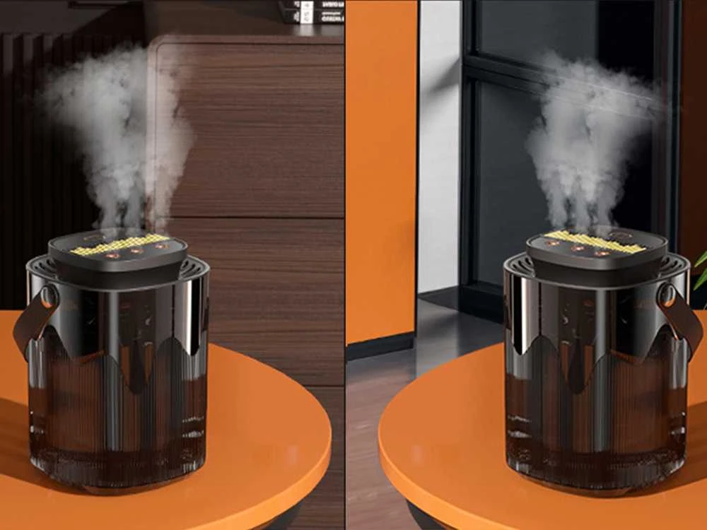 Oro drėkintuvas aromaterapijai su RGB apšvietimu, 3000 ml