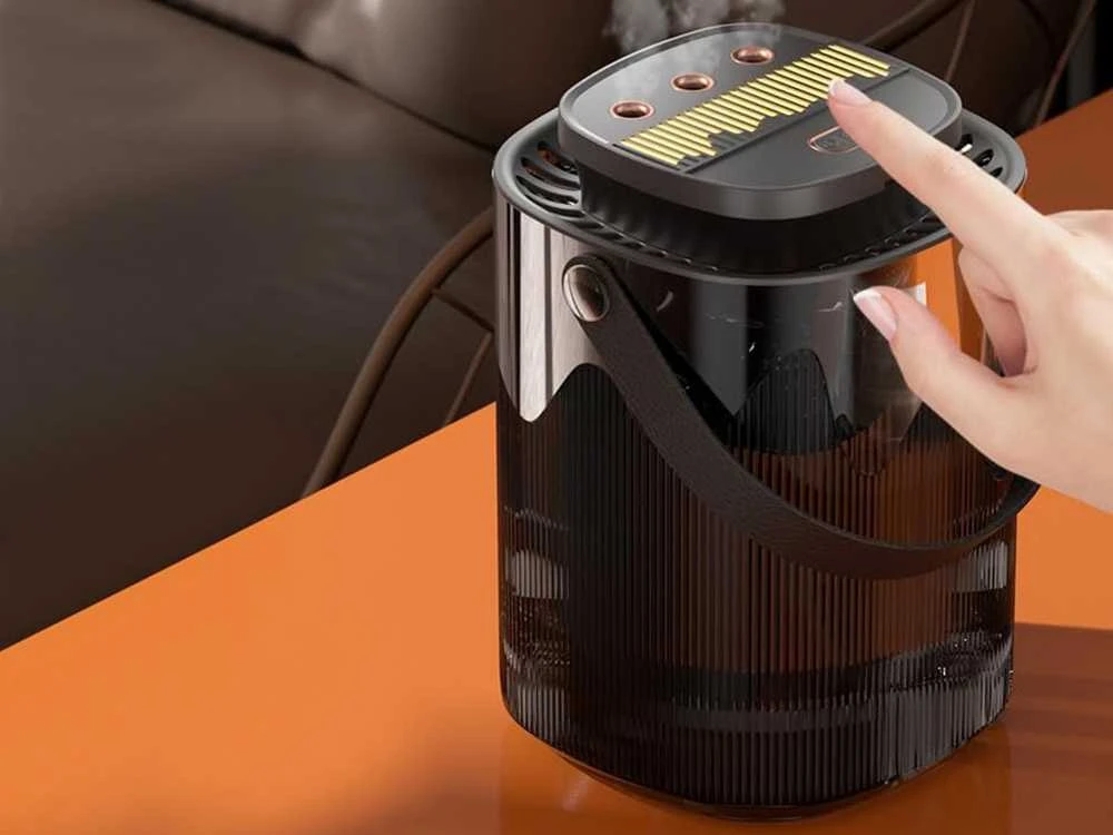Oro drėkintuvas aromaterapijai su RGB apšvietimu, 3000 ml