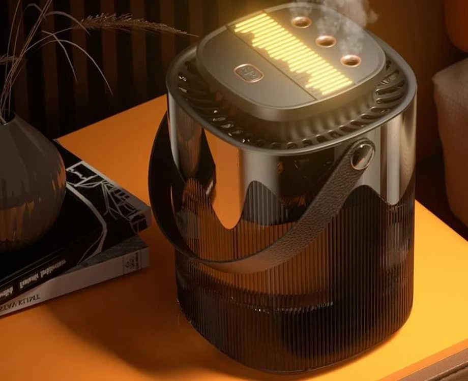 Oro drėkintuvas aromaterapijai su RGB apšvietimu, 3000 ml