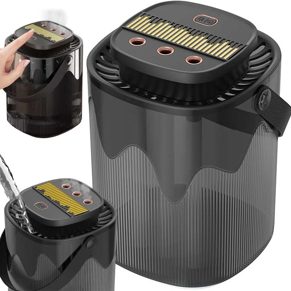 Oro drėkintuvas aromaterapijai su RGB apšvietimu, 3000 ml