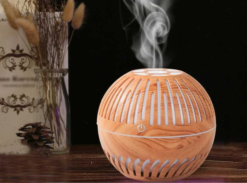 Oro drėkintuvas su aromaterapijos funkcija ir RGB apšvietimu