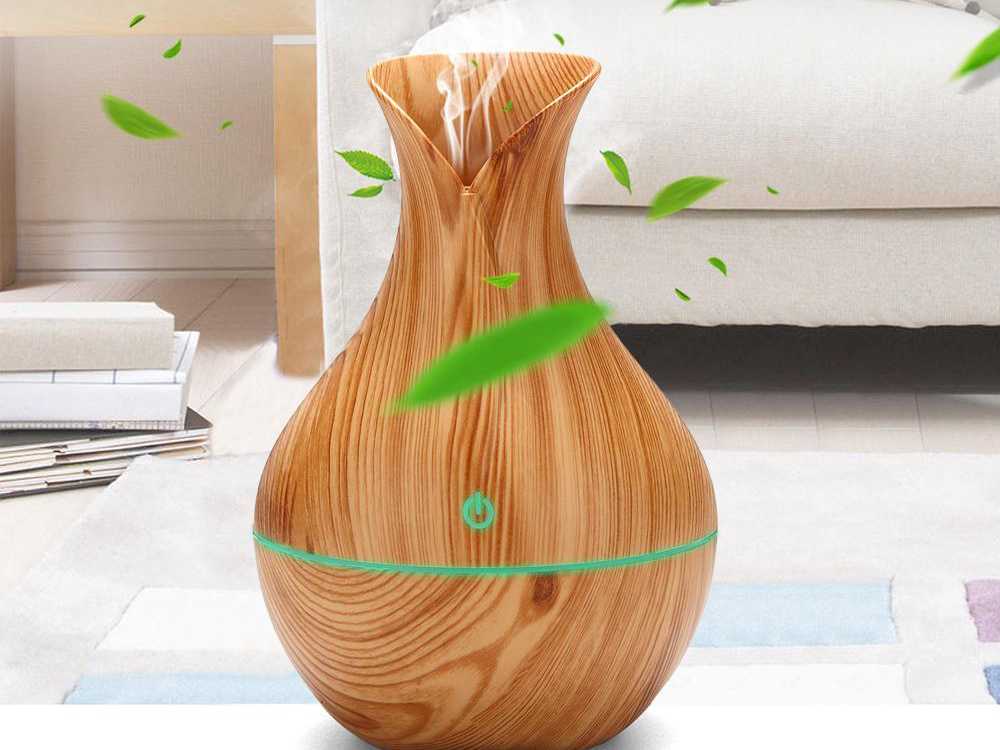 Oro drėkintuvas su aromaterapijos funkcija, 200 ml, RGB apšvietimas