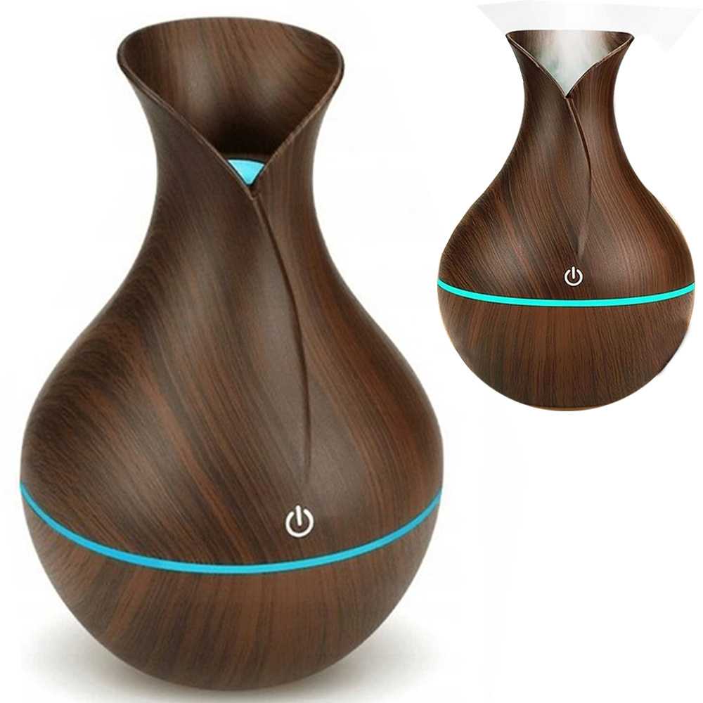 Oro drėkintuvas su aromaterapijos funkcija, RGB apšvietimu ir USB maitinimu, 200 ml
