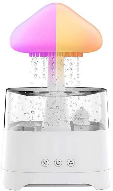 Oro drėkintuvas su LED apšvietimu ir aromaterapija, 450 ml