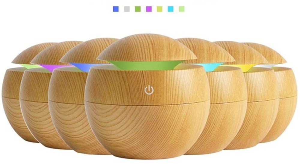 Oro drėkintuvas su LED RGB apšvietimu, 200 ml