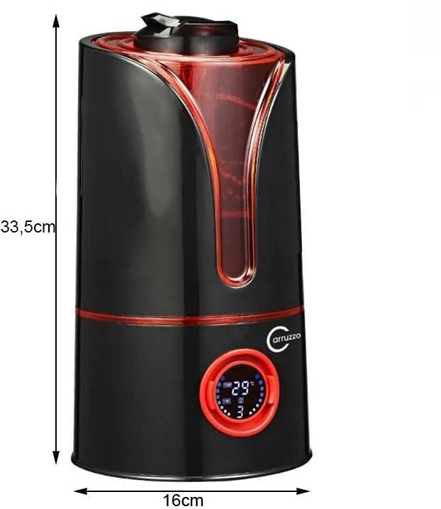 Oro drėkintuvas ultragarsinis su LED apšvietimu ir laikmačiu, 3L