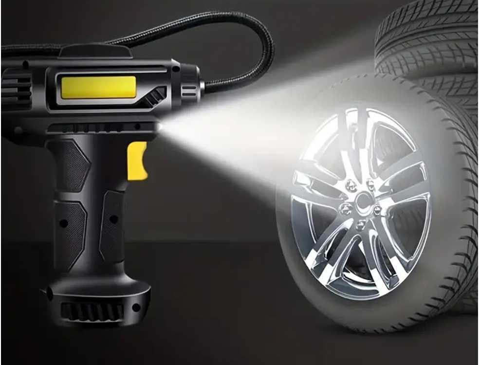 Oro kompresorius su LED apšvietimu 12V 150 PSI