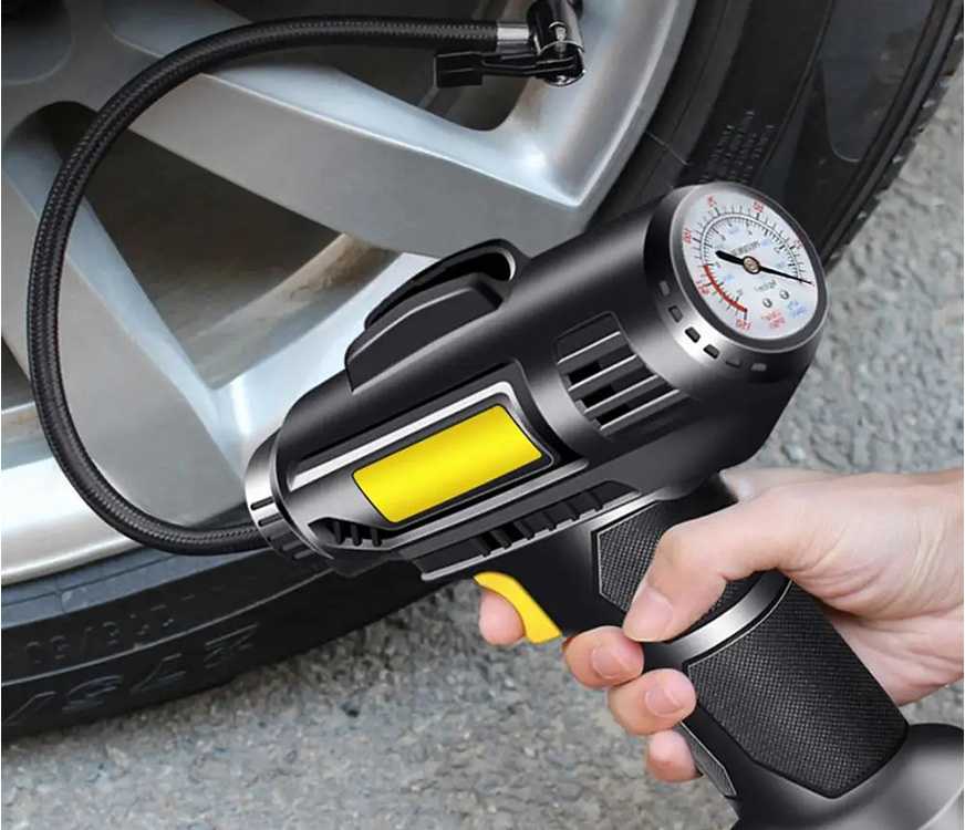 Oro kompresorius su LED apšvietimu 12V 150 PSI