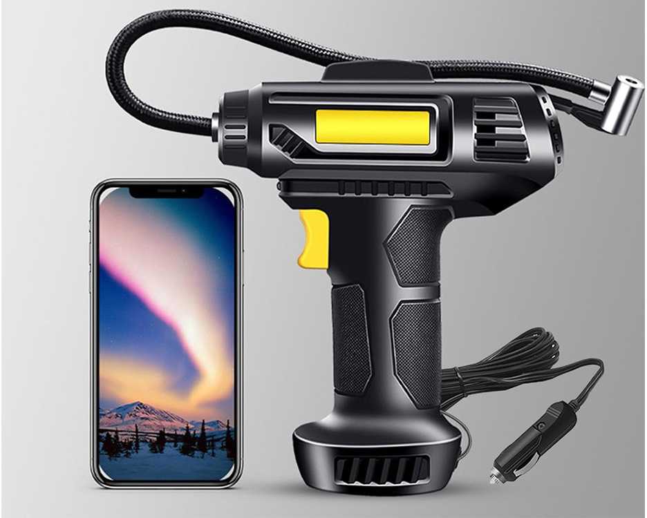 Oro kompresorius su LED apšvietimu 12V 150 PSI
