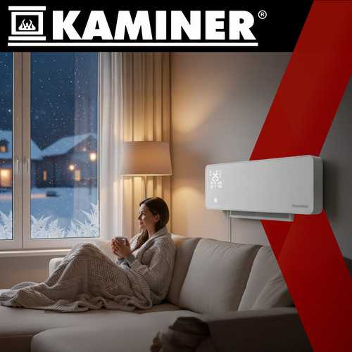 Kaminer „Zelvion Fireplaces 26398“ oro užuolaidų šildytuvas
