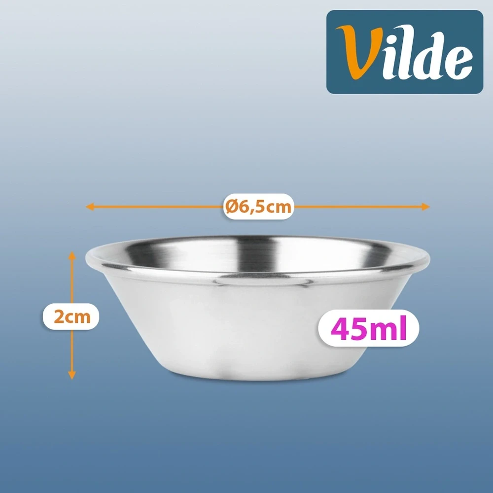 Padažų indeliai 6,5 cm 12 vnt.