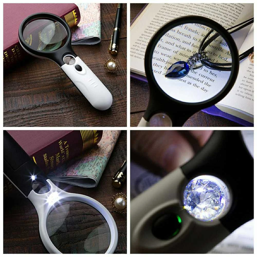 ATL Oem Padidinimo stiklas su LED apšvietimu