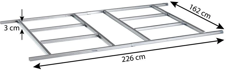 Pagrindas metaliniam sandėliukui, 5 m2