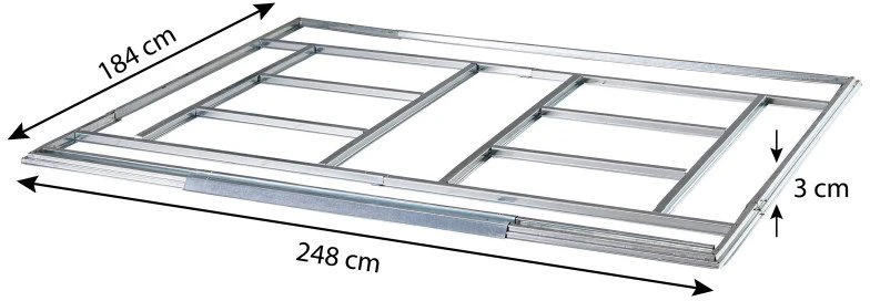 Pagrindas metaliniam sandėliukui „Apuokas”, 6 m2
