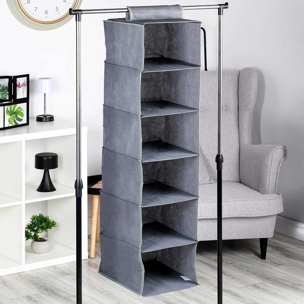 Storage Solutions Kabantys Organizatorius 6 Lentynėlėmis Spintoje