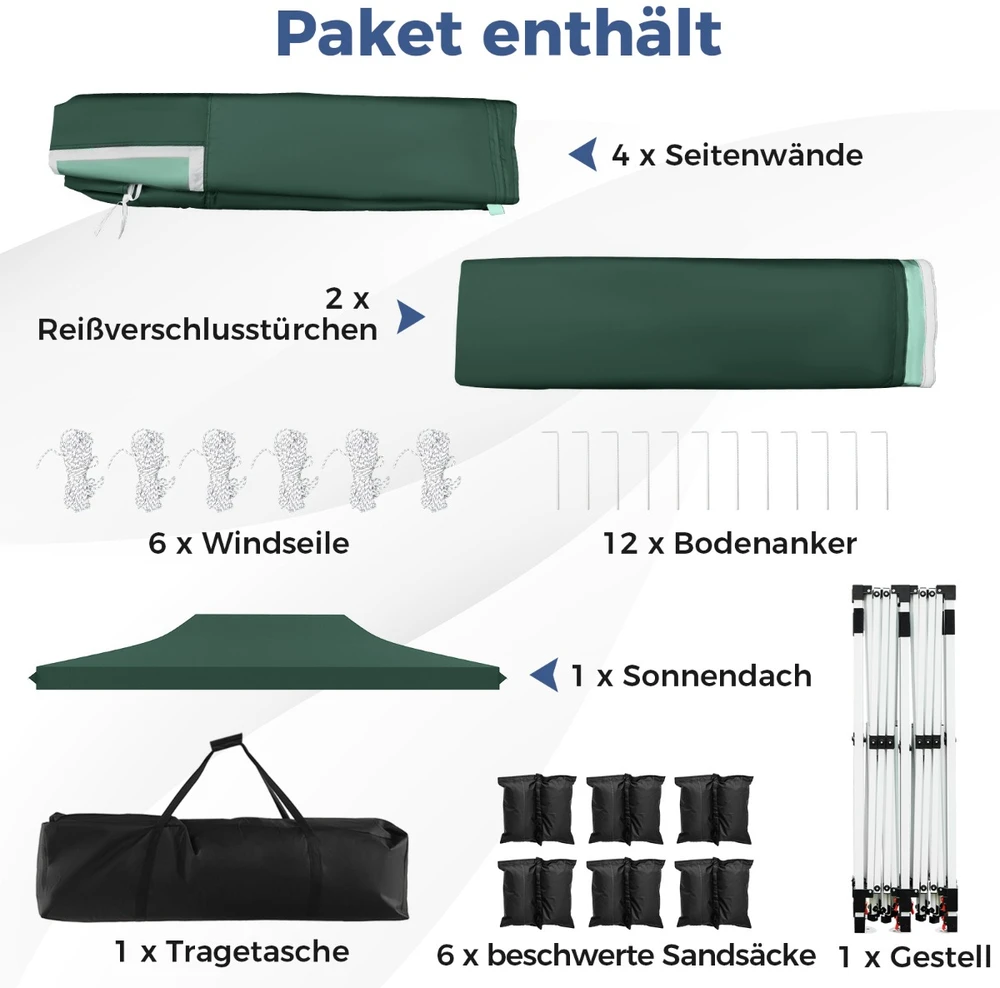 Palapinė 3 x 6 m