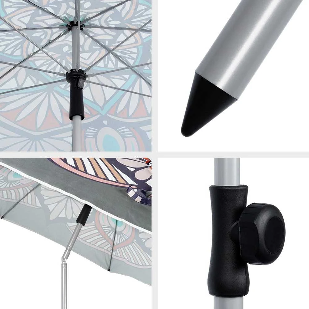 ProGarden Tuin Paplūdimio Parasol 180 cm - Reguliuojamas - Lauko