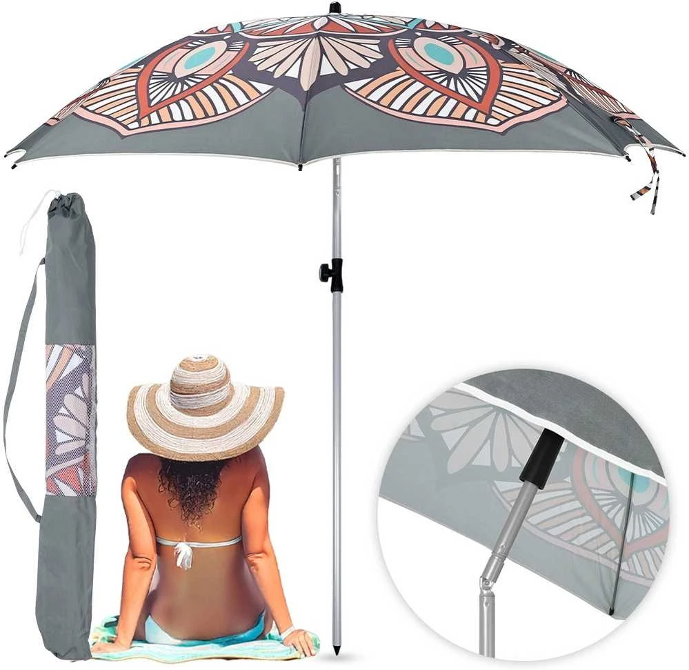 ProGarden Tuin Paplūdimio Parasol 180 cm - Reguliuojamas - Lauko