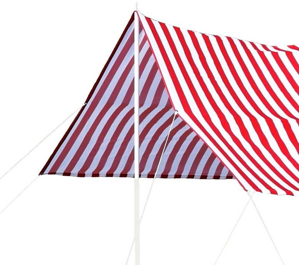 ProBeach Dvigubas paplūdimio skėtis 165x297x170 cm
