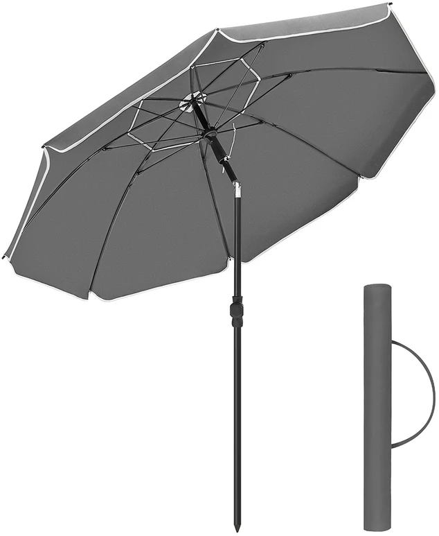 Songmics Skėčiai Ø 200 cm sulankstomi