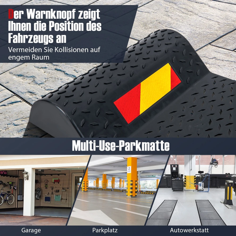 Parkavimo ribotuvas 53 x 25,5 x 5 cm 2 vnt.