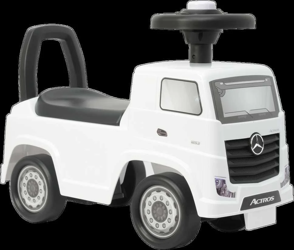 Lean Cars Vaikiškas automobilis Mercedes Actros 3316TA, baltas