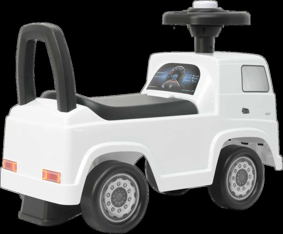 Lean Cars Vaikiškas automobilis Mercedes Actros 3316TA, baltas