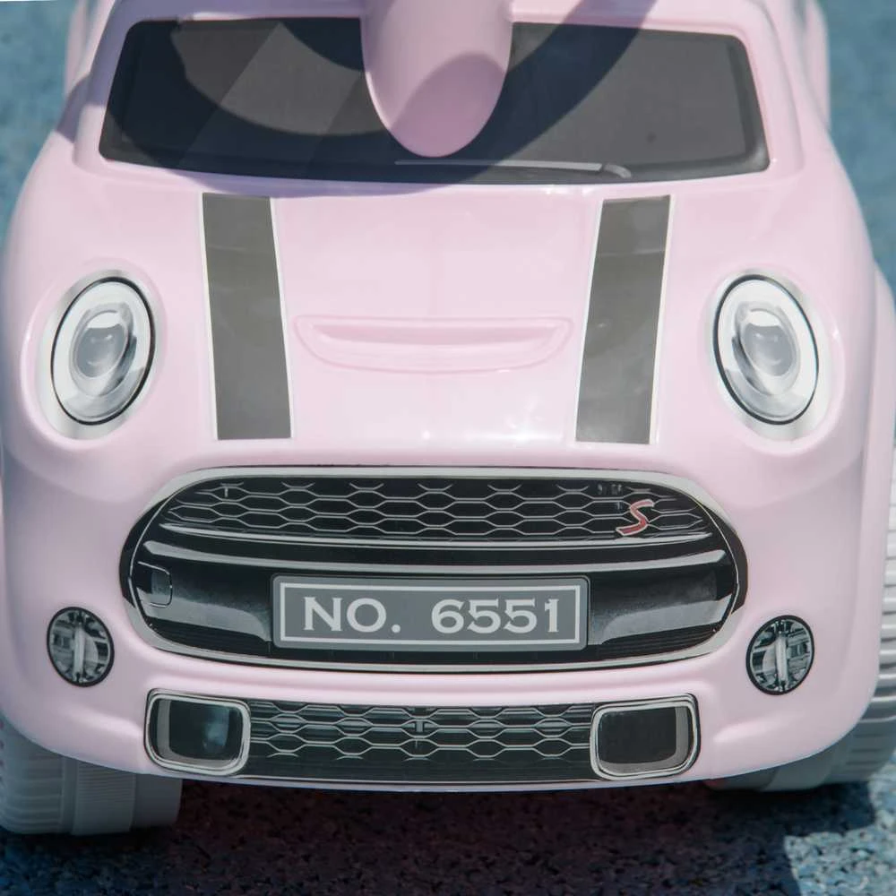 AIYAPLAY vaikiškas paspirtukas-mašinėlė, transporto priemonė vaikams, stumiamas automobilis su apsauga nuo apvirtimo, rožinė, 53 x 25 x 35 cm | Aosom