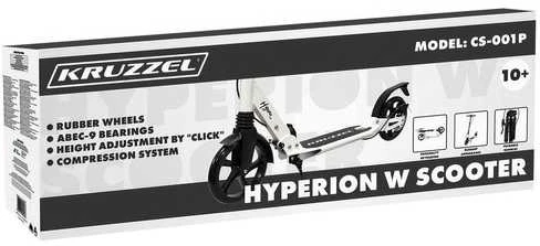 Paspirtukas Hyperion Kruzzel, Baltas