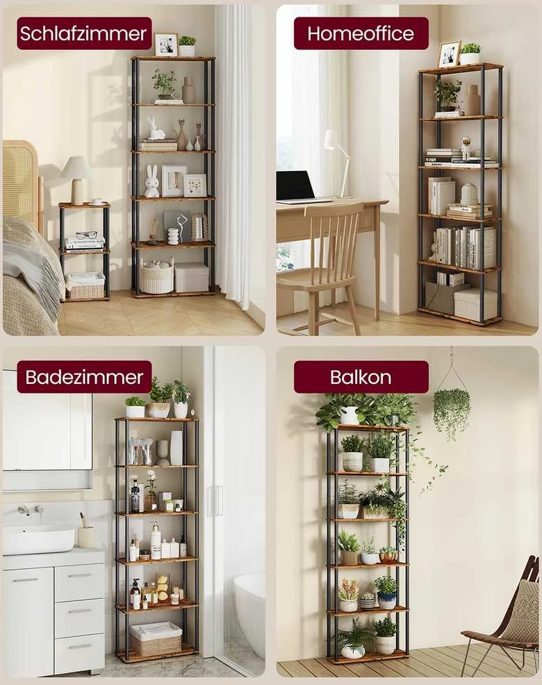 Songmics Pastatoma lentyna 23,8 × 60 × 173,4 cm