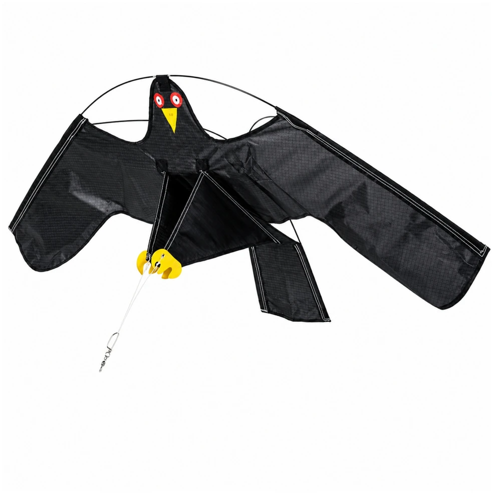 Lean Toys Paukščių atbaidymo aitvaras, plėšriojo paukščio imitacija, 120 × 67 cm