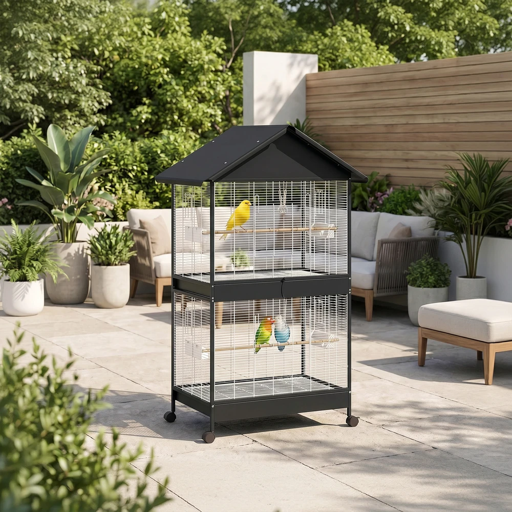 Paukščių voljeras 94 x 70 x 158 cm