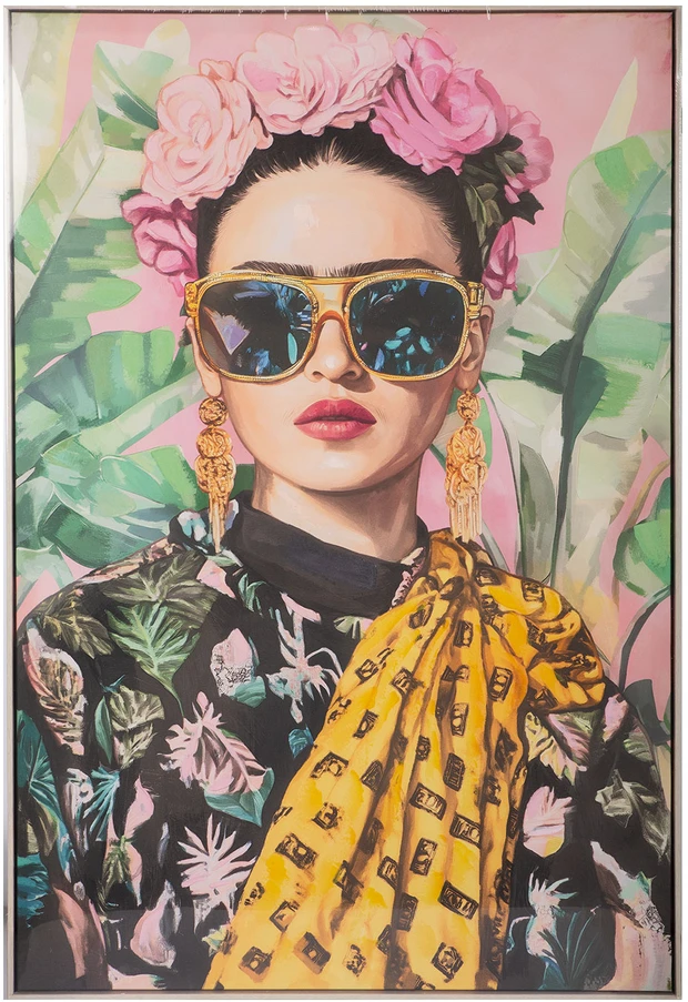 Home4You Paveikslas su rėmu „FAMOUS“, 82,5×122,5 cm, „Frida“
