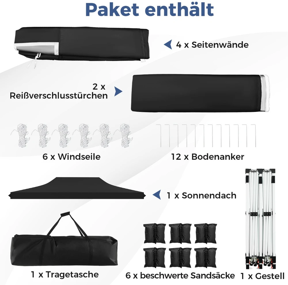 Pavėsinė 3 x 6 m