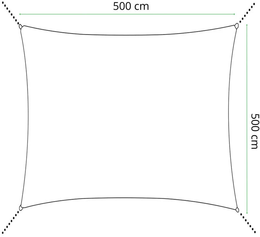 Springos Pavėsio burė 5 x 5 m