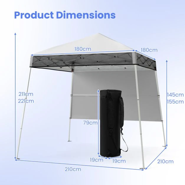 Paviljonas 210 x 210 x 221 cm