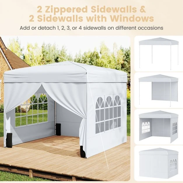 Paviljonas 290 x 290 x 230–248 cm