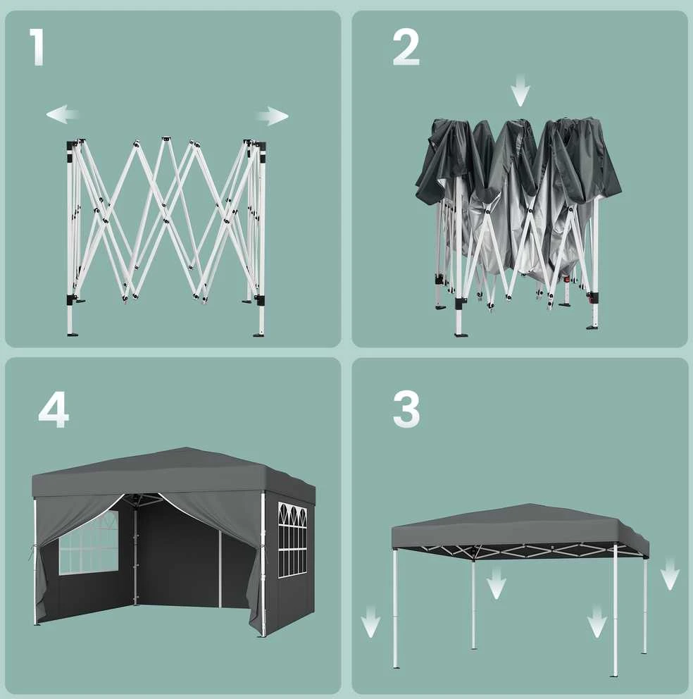 Songmics Paviljonas 3 x 3 m