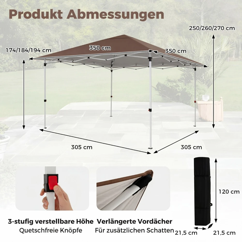 Paviljonas 350 x 350 cm