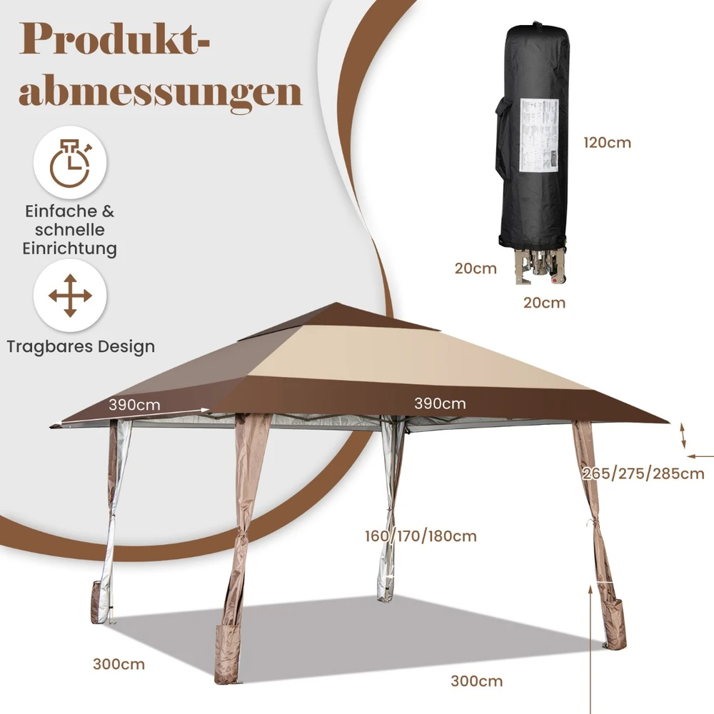 Paviljonas 390 x 390 cm