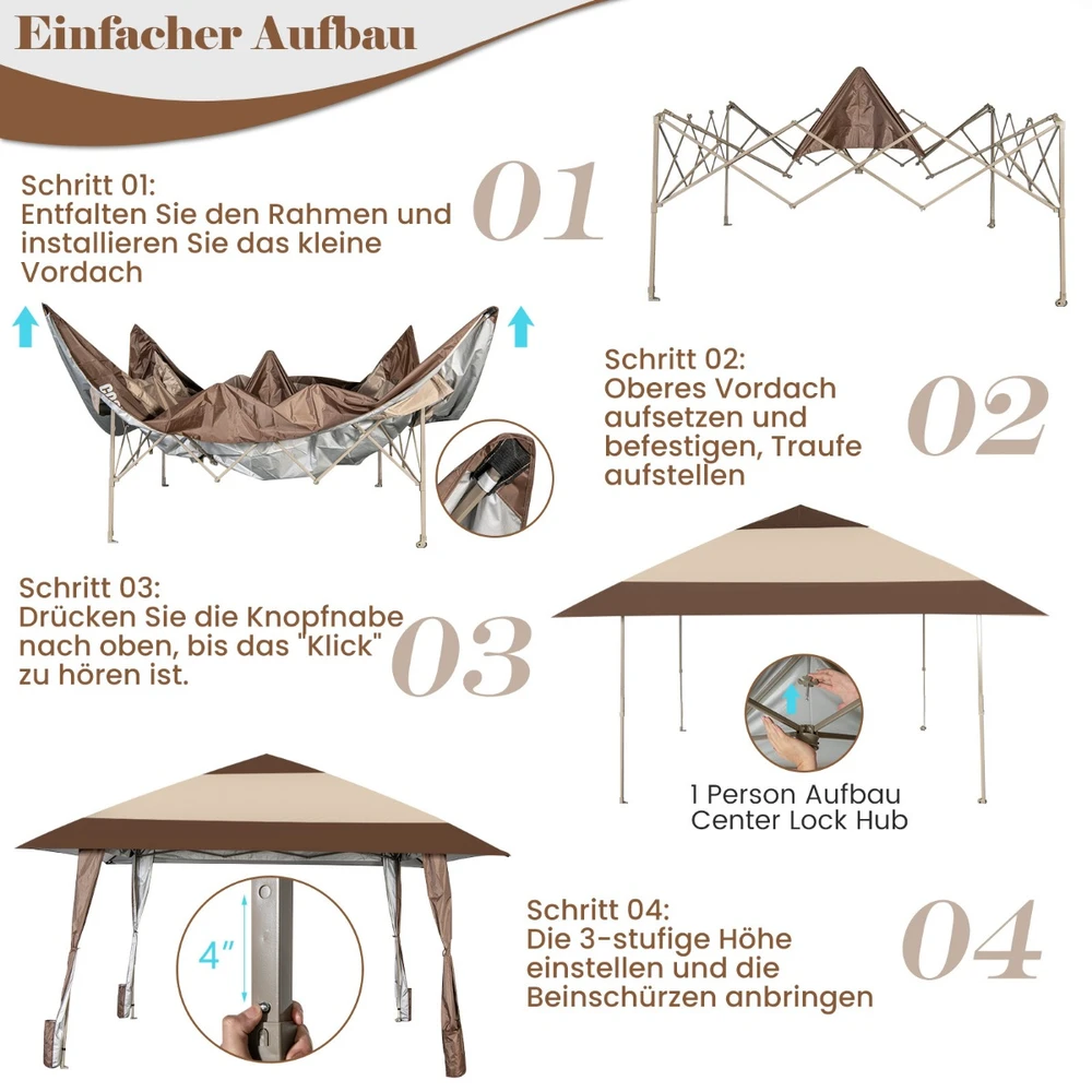 Paviljonas 390 x 390 cm