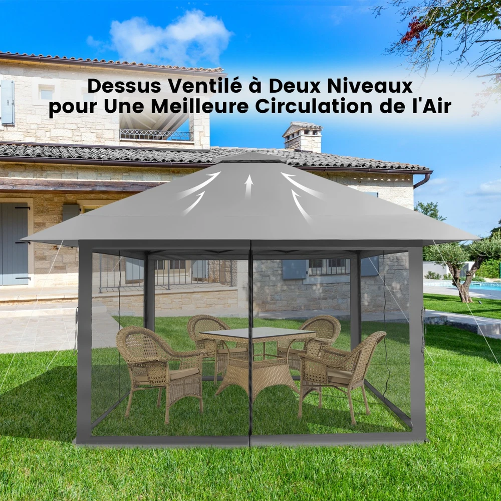 Paviljonas 4 x 4 m