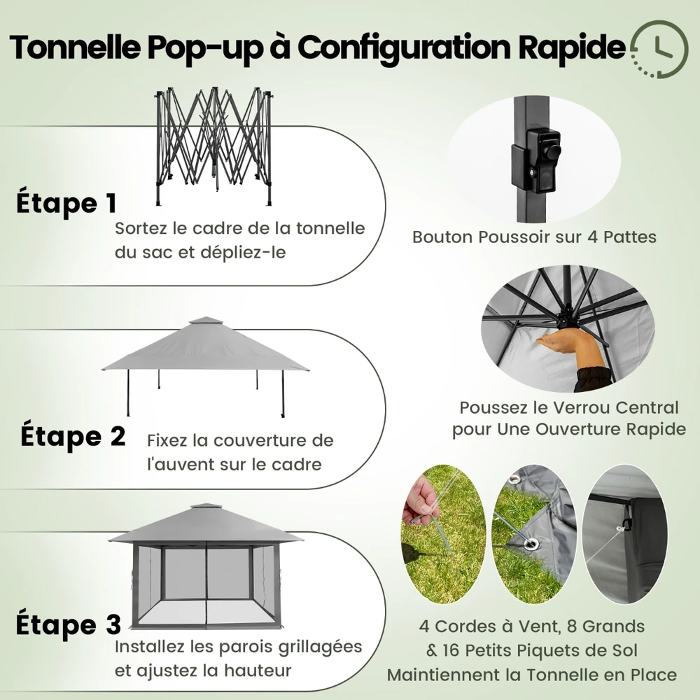 Paviljonas 4 x 4 m