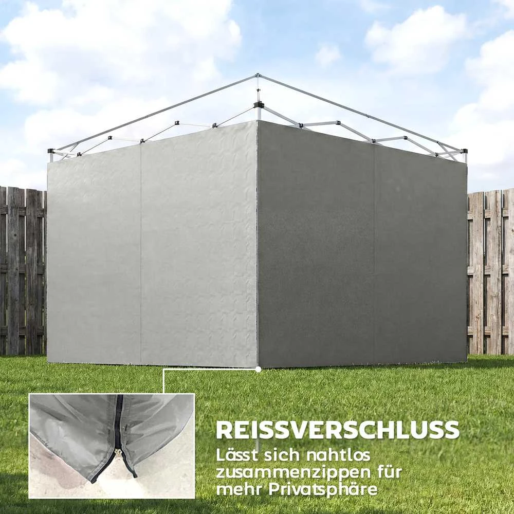 Paviljono šoninės sienelės 3 x 3 m 3 vnt.