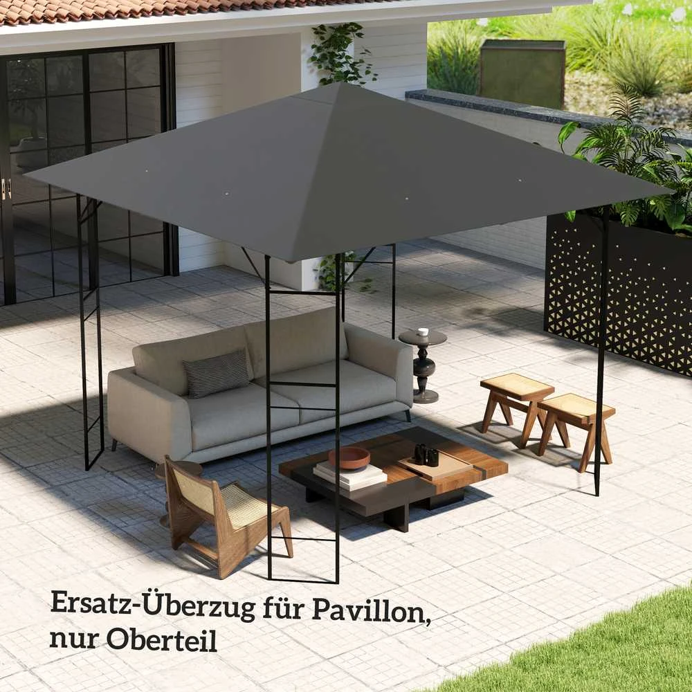 Paviljono stogas 298 × 298 cm
