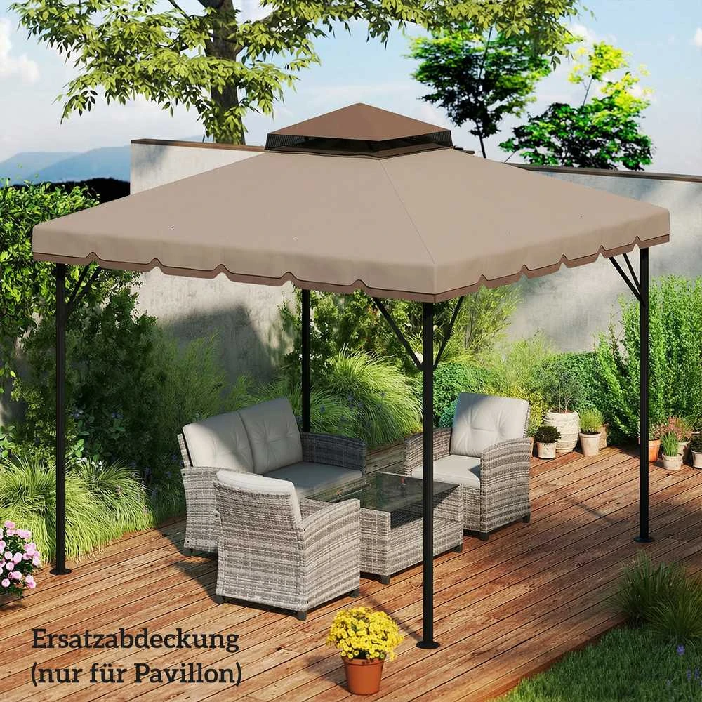 Paviljono stogelis 3 x 3 m