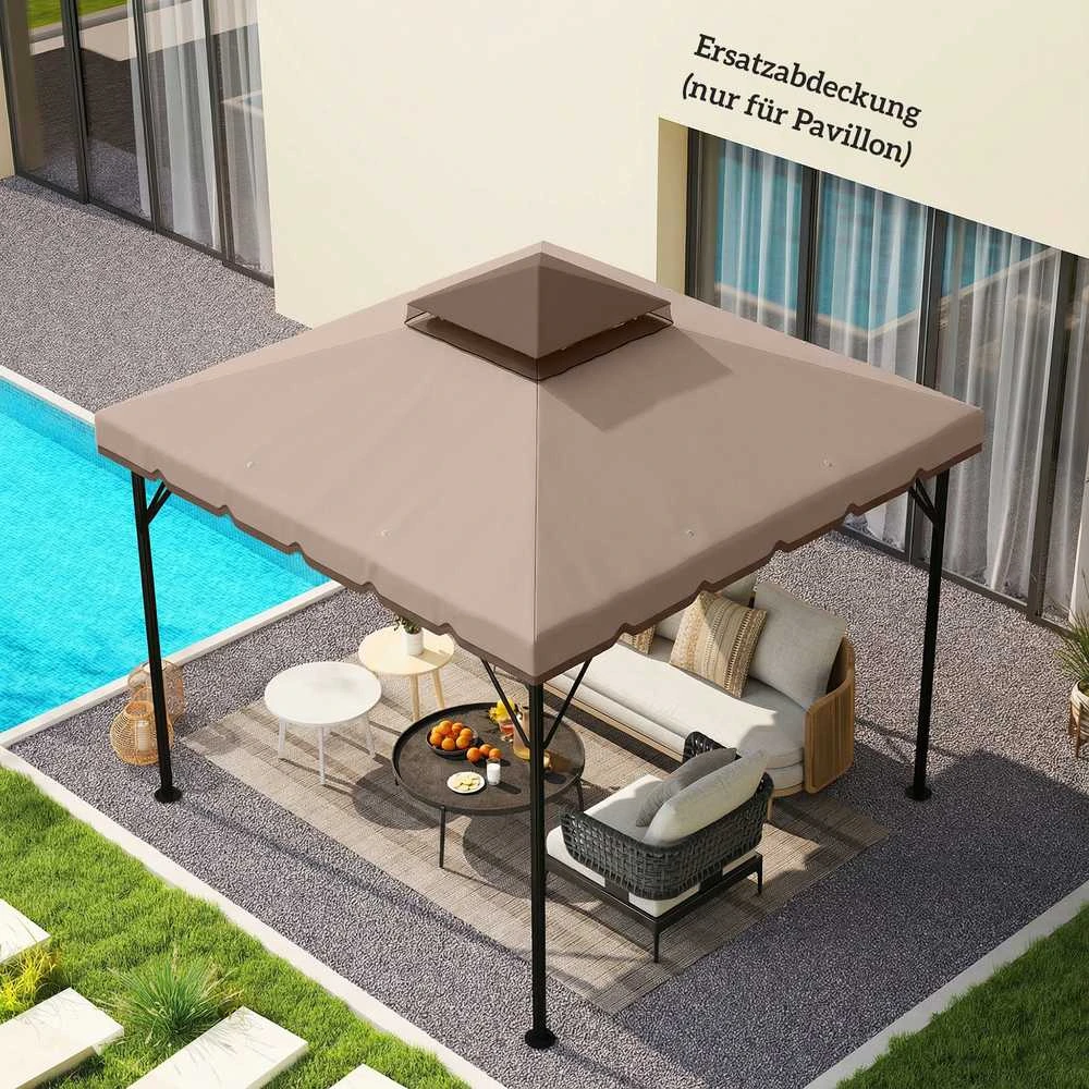 Paviljono stogelis 3 x 3 m