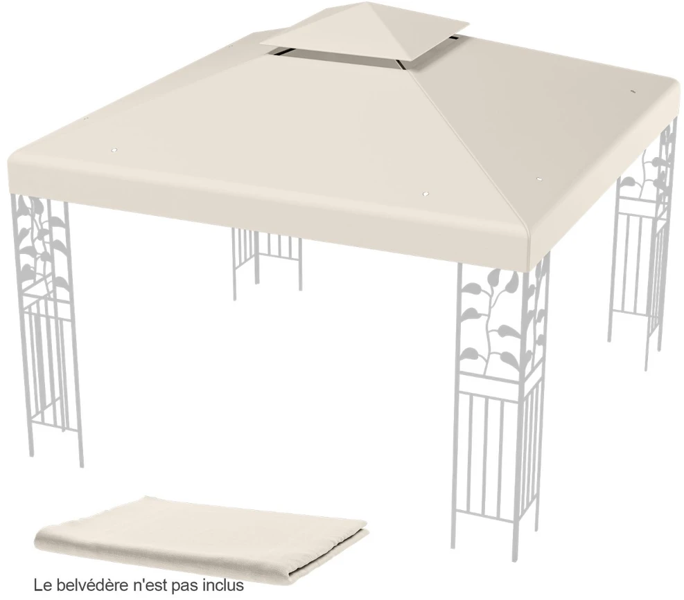 Paviljono stogo uždangalas 300 x 300 cm