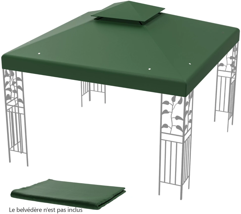 Paviljono stogo uždangalas 300 x 300 cm