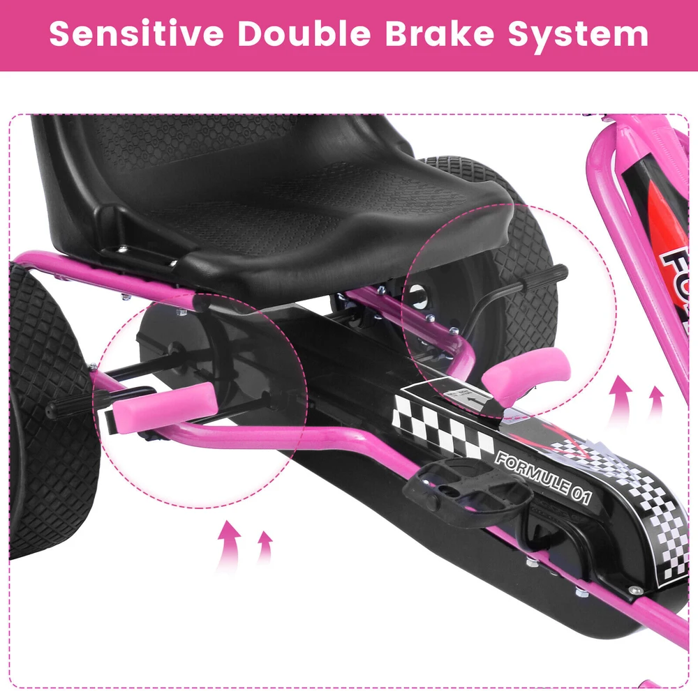 Pedalinis kartingas 105.4 x 58.9 x 62.0 cm